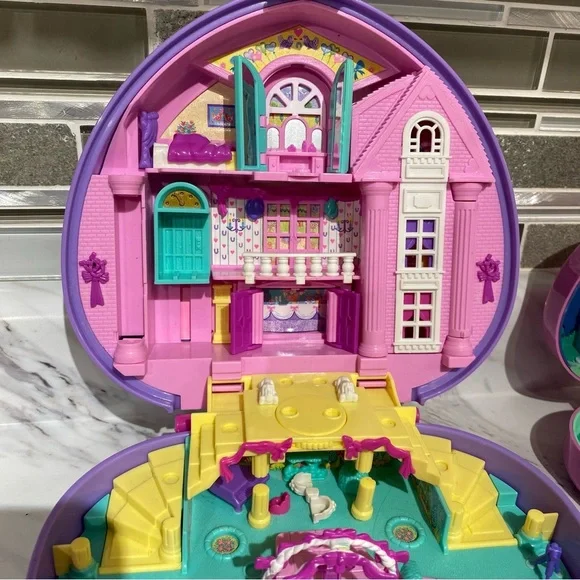 Vintage Bluebird Polly Pocket lot of 6 compacts - Picture 5 of 16